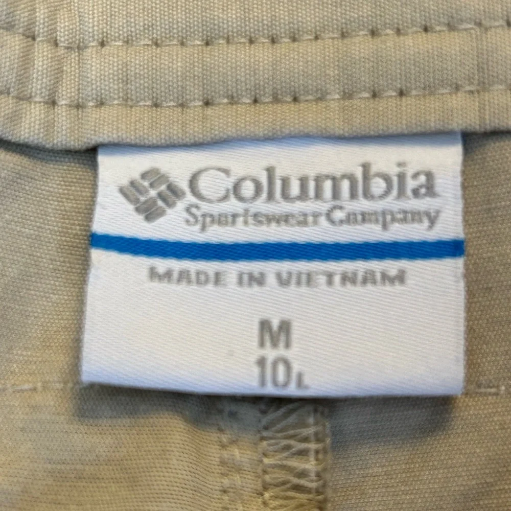 Columbia Casual Hiking Active Outdoor Utility Shorts Summer Khaki Athleisure